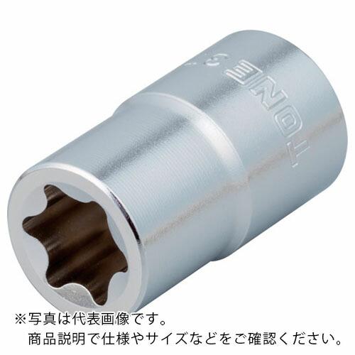 TONE E型トルクスソケット 呼びNO.E10 差込角9.5mm ( 3TX-E10 ) TONE(株) | 