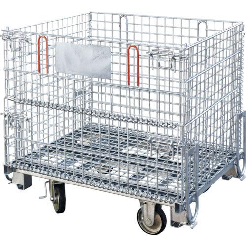 １２３ ( 伊藤製作所 )　吊上げ式かご型パレット　Ｓ型キャスター付 ( PM-SPC ) (メーカー取寄)