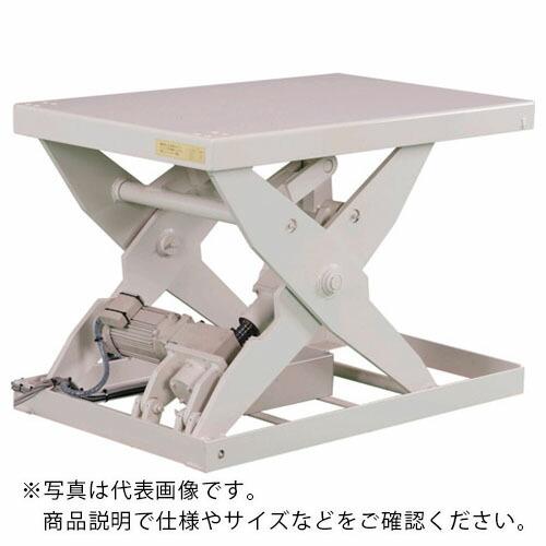 ビシャモン テーブルリフト 電動式リフト 2TON フット式 均等荷重2000kg テーブル寸法1500×1000mm ( XS201015F )