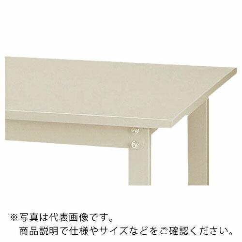 ヤマテック ワークテーブル300シリーズ 固定式 中間棚・全面棚板付 スチール天板 W1500×900×900mm ヤマテックアイボリー ( SWSH-1590TTS2-II ) (メーカー取寄)