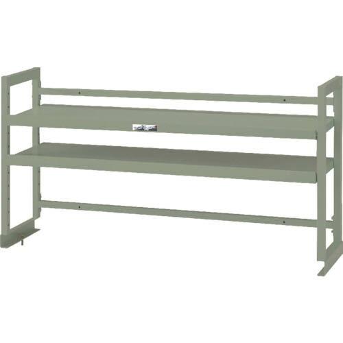 ヤマテック ワークテーブル架台 棚板2段タイプ ( WK2-1800-G )