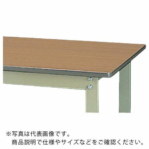 ヤマテック 中量作業台 ワークテーブル800シリーズ 固定式 W1200×D600×H740mm 木目柄/ヤマテックグリーン ( SVM-1260-MG ) (メーカー取寄)