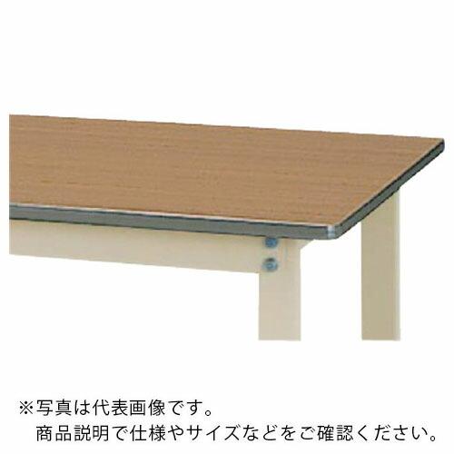 ヤマテック ワークテーブル300シリーズ固定式中間棚・半面棚板付1200×600×H740 ( SWP-1260TS1-MI )