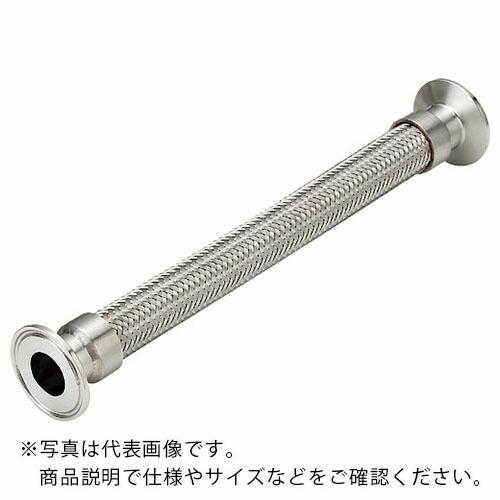 NFK サニタリーフランジ(フェルール)式フレキシブルホース ALLSUS304 ( NK-1800/SUS304-2.0S-1600L )