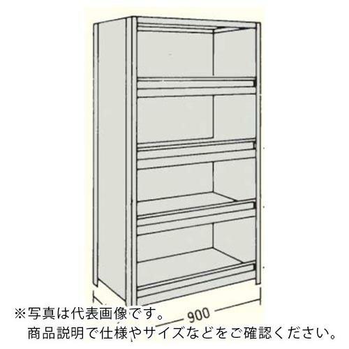 NF 前当り付軽量物品棚W900D600H1800F5 ( LA63L-45 ) 日本ファイリング