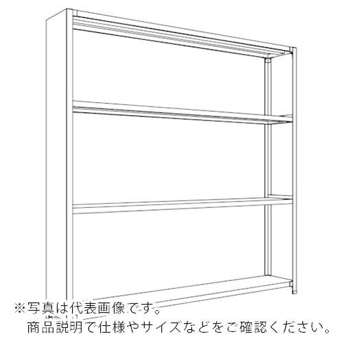 NF ( 日本ファイリング )　背板・側板付軽量物品棚Ｗ１８００Ｄ３００Ｈ１８００Ｆ４ ( LA66K-24 ) (メーカー取寄)