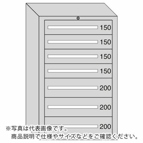 OS ( 大阪製罐 )　デラックス重量キャビネット　間口８１１×奥行５５７×高さ１２８１ｍｍ（ライトグレー） ( DX1218G ) (メーカー取寄)