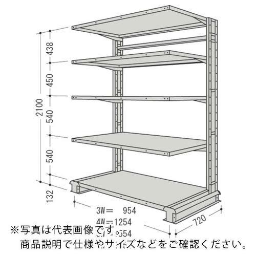 NF ( 日本ファイリング )　キャンチラック単式１連Ｗ９５４Ｄ７２０Ｈ２１００Ｆ５ ( CR73L-S5 ) (メーカー取寄)