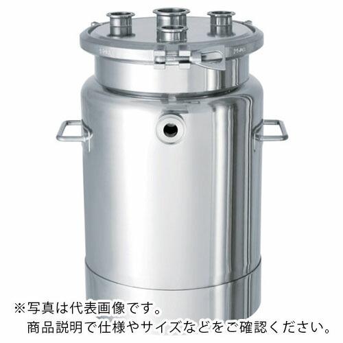 日東 ステンレスジャケット型ヘルールオープン加圧容器80L ( PCN-F-J-80 )