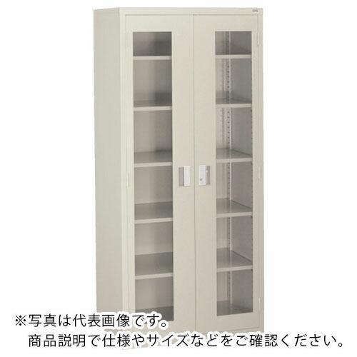 OS ( 大阪製罐 )　ロッカーＳアクリル扉付　最大積載量４００ｋｇ　棚板３枚（ライトグレー） ( 1000SAG ) (メーカー取寄)