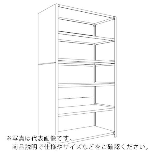 NF ( 日本ファイリング )　背板・側板付軽量物品棚Ｗ１２００Ｄ６００Ｈ２１００Ｆ６ ( LA74L-26 ) (メーカー取寄)