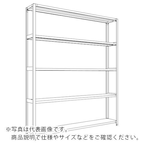 NF ( 日本ファイリング )　軽量開放棚　中棚ボルトレスタイプＷ１８００Ｄ３００Ｈ２１００Ｆ５ ( LA76K-15 ) (メーカー取寄)