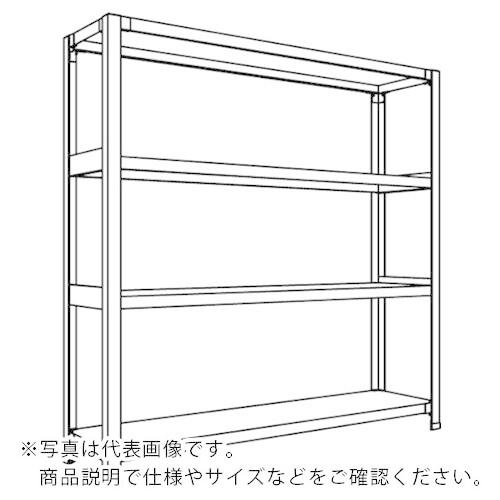 NF 軽量開放棚 ボルトレスタイプW1200D300H1200F4 ( LA44K-14 )