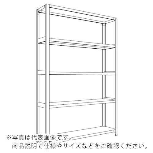 NF 軽量開放棚 ボルトレスタイプW1200D300H1800F5 ( LA64K-15 )