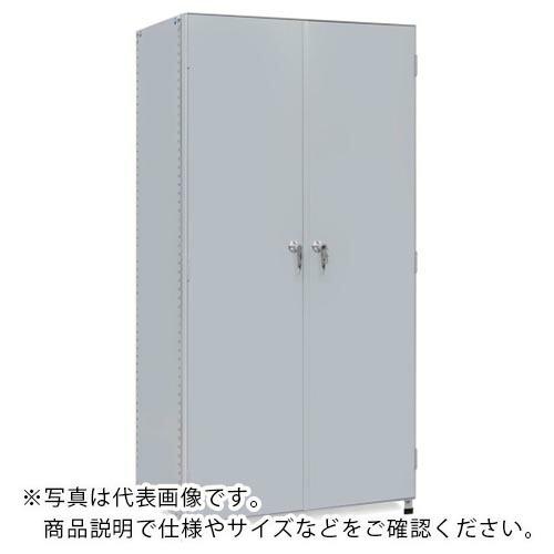 NF スチール製軽量ボルト式棚 背板・側板付扉付物品棚 間口900×奥行480mm 6段 ( LA63S-T6 )