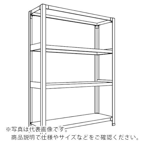 NF 軽量開放棚 ボルトレスタイプW1500D450H1200F5 ( LA45S-15 )