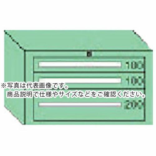 OS デラックス重量キャビネット 間口811×奥行557×高さ481mm(若草色) ( DX404 ) 大阪製罐(株)