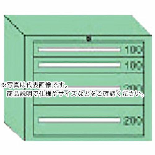 OS ( 大阪製罐 )　デラックス重量キャビネット　間口８１１×奥行５５７×高さ６８１ｍｍ（若草色） ( DX605 ) (メーカー取寄)