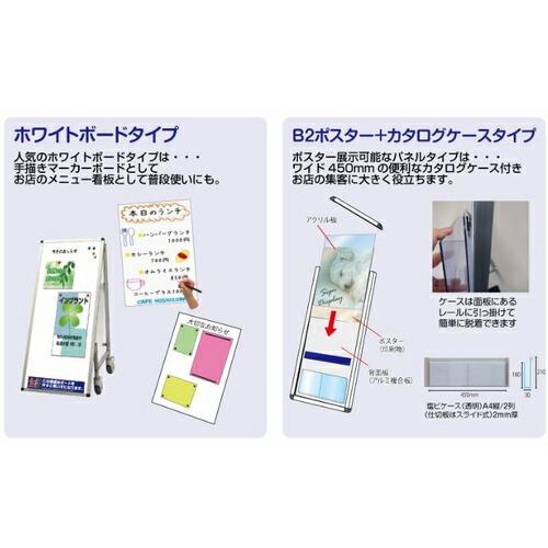 TOKISEI ( 常磐精工 )　パネルスタンド　サポートサインスマート　非常搬送用「車いす」タイプ　ホワイトボード ( SPSSISUWB ) (メーカー取寄)_4