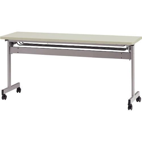 TOKIO 天板跳上式スタックテーブル(パネルなし) 1500×450mm 天板色:ニューグレー ( HSN-1545-NG )