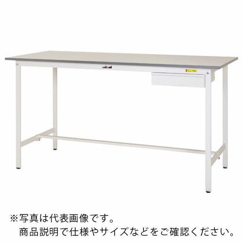 ヤマテック 軽量作業台 ワークテーブル150シリーズ 固定式 キャビネット付 W1200×D750×H950mm シルキーホワイト ( SUPH-1275U-WW ) (メーカー取寄)