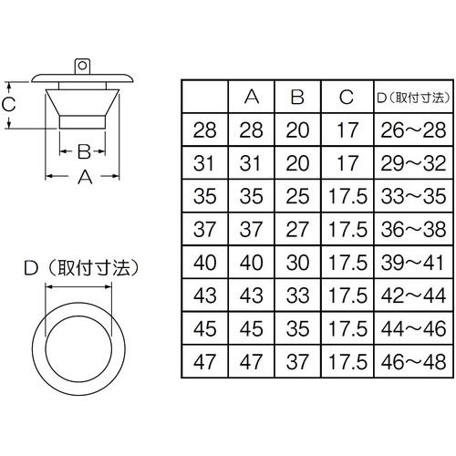 SANEI バス用W式ゴム栓 ( H27F-28 ) SANEI(株) |  | 02