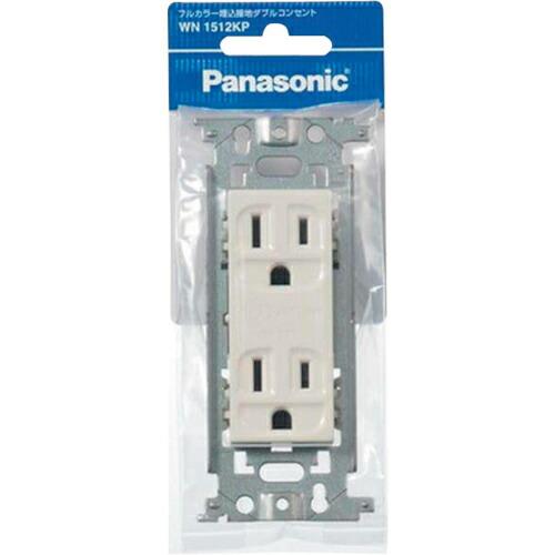 【SALE価格】Panasonic 埋込接地ダブルコンセント ( WN1512KP ) パナソニック(株)エレクトリック | 