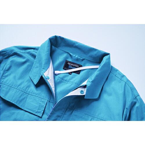 空調服 綿・ポリ混紡脇下マチ付き空調服[[R下]] ウェアのみ シルバー L ( KU90450-C06-S3 ) (株)空調服 |  | 01