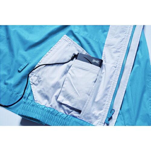 空調服 綿・ポリ混紡脇下マチ付き空調服[[R下]] ウェアのみ シルバー L ( KU90450-C06-S3 ) (株)空調服 |  | 02