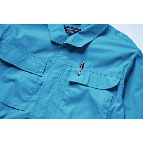 空調服 綿・ポリ混紡脇下マチ付き空調服[[R下]] ウェアのみ シルバー L ( KU90450-C06-S3 ) (株)空調服 |  | 03