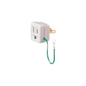 【SALE価格】Panasonic パソコン電源変換アダプタ接地15A用極有 ( WH2891P ) パナソニック(株)エレクトリック | 