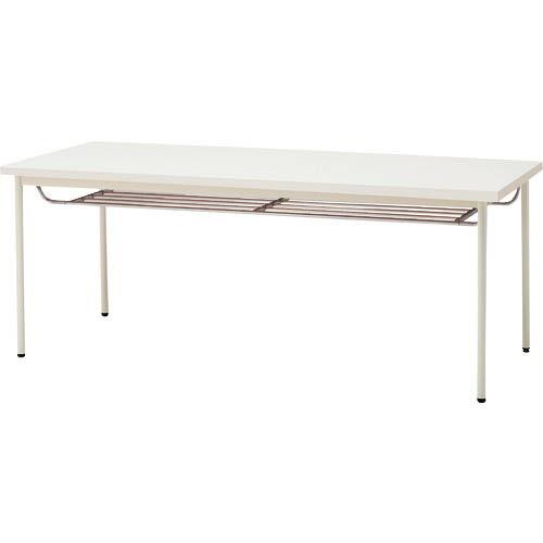 TOKIO ミーティングテーブル 棚付 1800X750mm ホワイト ( TD-T1875TM WH ) 藤沢工業(株) (メーカー取寄)
