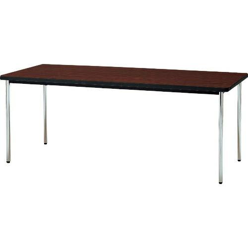 TOKIO ( 藤沢工業 )　ミーティングテーブル　丸脚　１５００×６００ｍｍ　ローズ　ローズ ( TDS-1560M RO ) (メーカー取寄)
