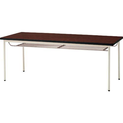 TOKIO ( 藤沢工業 )　ミーティングテーブル　棚付　１２００×７５０ｍｍ　ローズ　ローズ ( TDS-T1275TM RO ) (メーカー取寄)