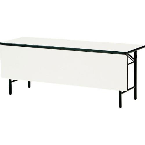 TOKIO ( 藤沢工業 )　折りたたみ会議テーブル　パネル付　１８００×６００ｍｍ　アイボリー　アイボリー ( TS-1860PN IV ) (メーカー取寄)