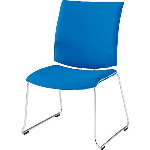 TOKIO ミーティングチェア ループ脚 クリアブルー ( FMP-R2 CBL ) 藤沢工業(株)