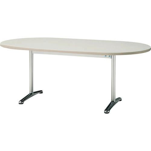 TOKIO ミーティングテーブル 楕円型 1500X900 ニューグレー ( ATT