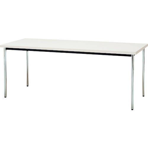 TOKIO ミーティングテーブル 丸脚 1500X900mm ホワイト ( TD-1590M WH 