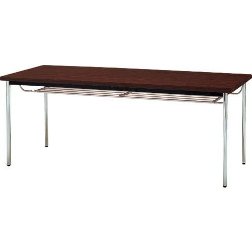 TOKIO ( 藤沢工業 )　ミーティングテーブル　丸脚棚付　１８００×９００ｍｍ　ローズ　ローズ ( TD-1890TM RO ) (メーカー取寄)