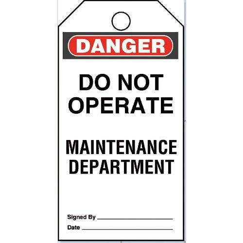 PANDUIT セーフティタグ DO NOT OPERATE  ( PVT-44 ) パンドウイットコーポレーション | 