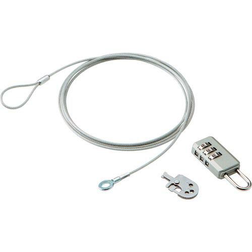 エレコム ノートパソコン&マウスセキュリティロック(ダイヤル式南京錠) ( ESL-10A ) | 