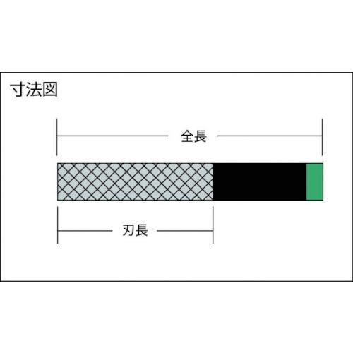 TRUSCO 組ヤスリ 半丸 細目 10本セット 全長185mm(10本組サイズ) ( THA010-03 ) トラスコ中山(株) |  | 03