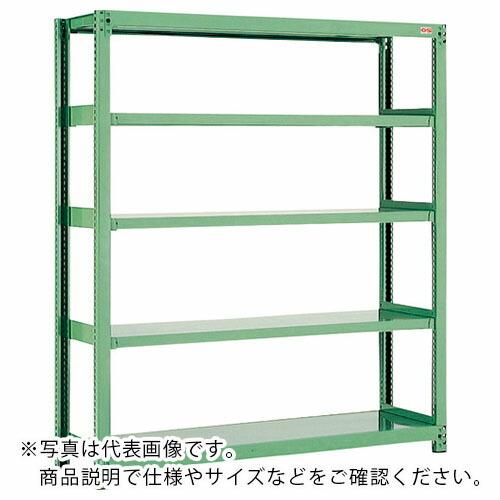 OS ( 大阪製罐 )　中量物品棚　単体　間口９００×奥行７５０×高さ１８００（ベースＰＰ製５ｍｍを除く）ｍｍ ( B3-6345 ) (メーカー取寄)