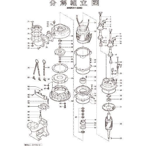 ツルミ ( 鶴見製作所 )　キャブタイヤケーブル（完）ｘ３０ｍ ( 801-00100160-9 ) (メーカー取寄)
