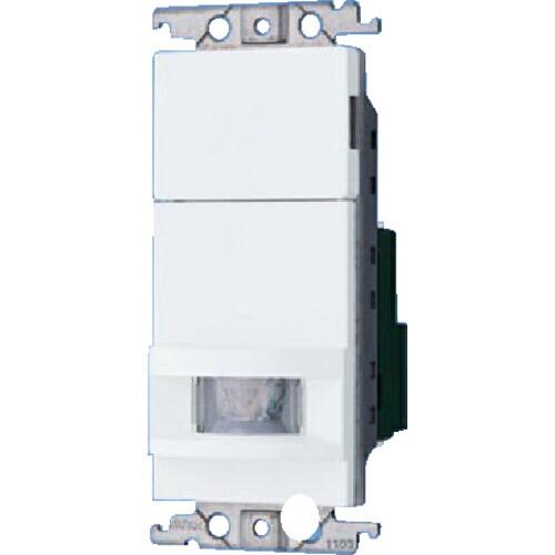 Panasonic ワイド壁取付熱線センサ付自動SW子器 ( WTK1911WK ) パナソニック(株)エレクトリック (メーカー取寄) | 