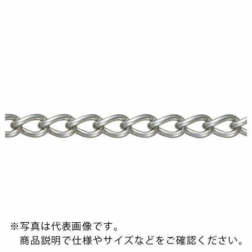水本 ( 水本機械製作所 )　【要長さ指定】ＳＵＳ３１６　ステンレスマンテルチェーン　１．６−Ｍ　２５．１〜２６ｍ ( 316-1.6-M-26C ) (メーカー取寄)