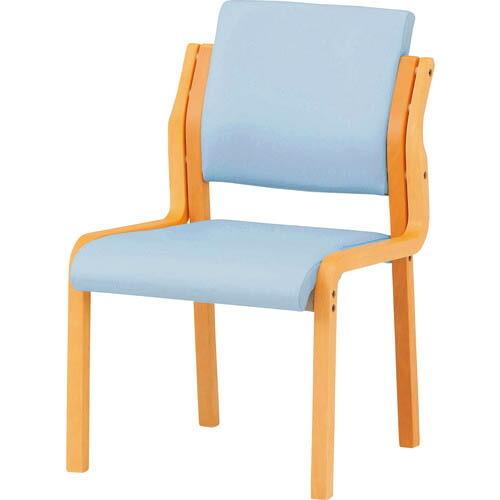 TOKIO 木製スタッキングチェア FVM-5L ライトブルー ( FVM-5L-LBL )