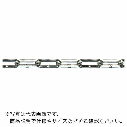 水本 【要長さ指定】アルミカラーチェーン シルバー AL-6S 長さ・リンク数指定カット 26.1~27m ( AL-6-27C-S ) (メーカー取寄)