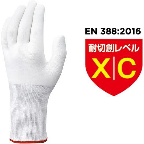 【SALE価格】SHOWA 耐切創手袋 NO546X デュラコイル546X ホワイト Sサイズ ( NO546X-SW ) |  | 04