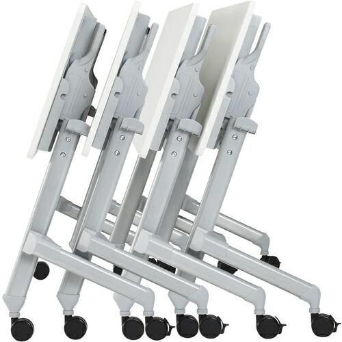 TRUSCO 折りたたみ会議テーブル パネル付 1800X450 天板ダークウッド ( TNA-1845P-DW ) トラスコ中山(株) |  | 02